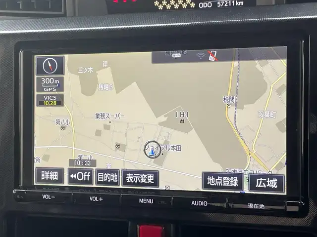 トヨタ ルーミー G S 東京都 2017(平29)年 5.8万km ブラックマイカメタリック 純正９インチナビ　/・フルセグ　Bluetooth　CD　DVD　/テレビキャンセラー/両側電動スライドドア　/クルーズコントロールシステム　/シートヒーター　/純正ドラレコ　/ＥＴＣ２．０　/横滑り防止装置　/盗難防止装置　/衝突被害軽減ブレーキ/レーンアシスト/ABS/アイドリングストップ/バックカメラ/パワーステアリング