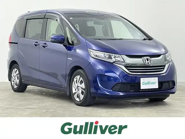 ホンダ フリード＋ ハイブリット G ホンダセンシング 千葉県 2017(平29)年 3.7万km コバルトブルーパール 禁煙車/ホンダセンシング/・衝突軽減ブレーキ/・アダプティブクルーズコントロール/・車線維持支援システム/・誤発進抑制機能/・標識認識機能/両側パワースライドドア/純正7インチナビ/CD/DVD/Bluetooth/フルセグ/バックカメラ/レーダークルーズコントロール/LEDオートライト/純正15インチアルミホイール/オートエアコン/プッシュスタート/スマートキー/取扱説明書