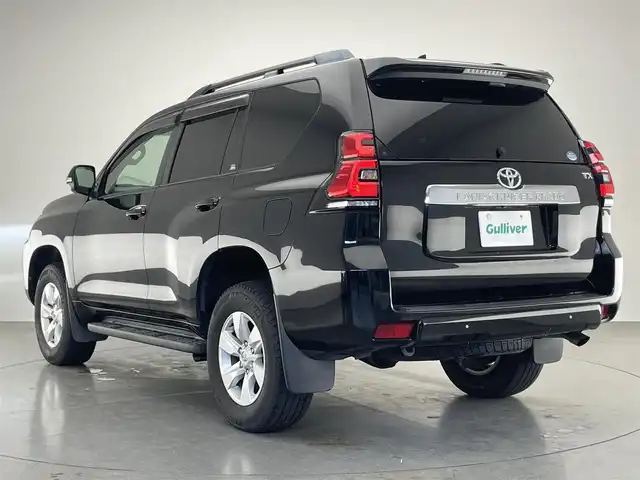 トヨタ ランドクルーザー プラド TX Lパッケージ 愛知県 2018(平30)年 5.1万km ブラック 純正８型ナビ　黒革　ＢＳＭ　禁煙　全方位カメラ　ベンチレーション　シートヒーター　ＥＴＣ２．０　ドラレコ　セーフティセンス　衝突軽減　ＬＥＤライト　追従クルコン　フルセグ　ＤＶＤ　スペアタイヤ　フォグ　コーナーセンサー　ルーフレール