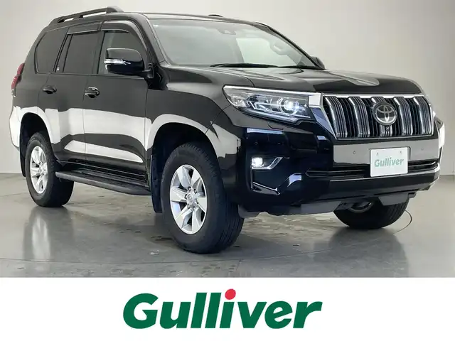 トヨタ ランドクルーザー プラド TX Lパッケージ 愛知県 2018(平30)年 5.1万km ブラック 純正８型ナビ　黒革　ＢＳＭ　禁煙　全方位カメラ　ベンチレーション　シートヒーター　ＥＴＣ２．０　ドラレコ　セーフティセンス　衝突軽減　ＬＥＤライト　追従クルコン　フルセグ　ＤＶＤ　スペアタイヤ　フォグ　コーナーセンサー　ルーフレール