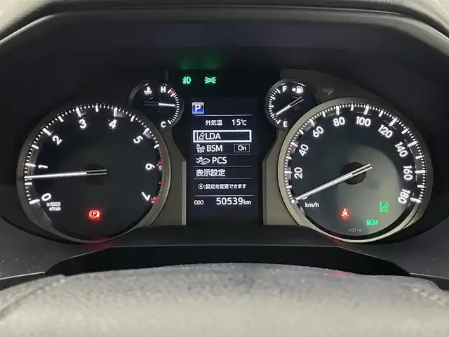 トヨタ ランドクルーザー プラド TX Lパッケージ 愛知県 2018(平30)年 5.1万km ブラック 純正８型ナビ　黒革　ＢＳＭ　禁煙　全方位カメラ　ベンチレーション　シートヒーター　ＥＴＣ２．０　ドラレコ　セーフティセンス　衝突軽減　ＬＥＤライト　追従クルコン　フルセグ　ＤＶＤ　スペアタイヤ　フォグ　コーナーセンサー　ルーフレール