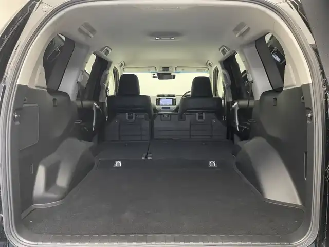 トヨタ ランドクルーザー プラド TX Lパッケージ 愛知県 2018(平30)年 5.1万km ブラック 純正８型ナビ　黒革　ＢＳＭ　禁煙　全方位カメラ　ベンチレーション　シートヒーター　ＥＴＣ２．０　ドラレコ　セーフティセンス　衝突軽減　ＬＥＤライト　追従クルコン　フルセグ　ＤＶＤ　スペアタイヤ　フォグ　コーナーセンサー　ルーフレール