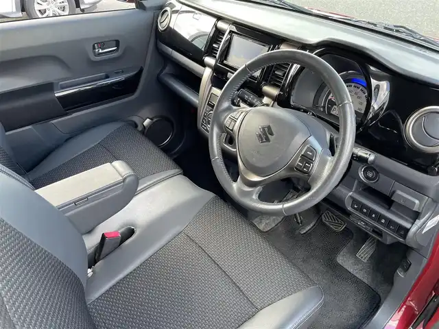 スズキ ハスラー Jスタイル Ⅱ ターボ 島根県 2016(平28)年 3.9万km フェニックスレッドパール/ホワイト2トーンルーフ 登録時走行距離38296km/取扱説明書/保証書/社外SDナビ/フルセグテレビ/バックカメラ/衝突軽減ブレーキ/レーンキープアシススト/クルーズコントロール/パドルシフト/プッシュスタート/前席シートヒーター/HID/オートライト/ETC/純正15インチAW/禁煙車