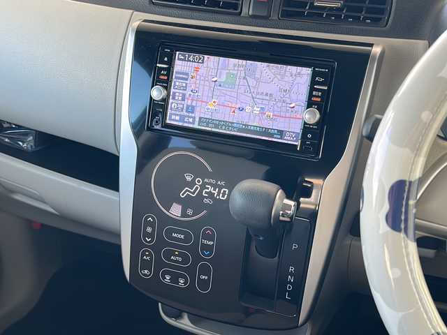 日産 デイズ X 岐阜県 2016(平28)年 3.7万km アイスブルー 純正ナビ/ワンセグTV/AM/FM/SD/Bluetooth/バックビューモニター/ETC/横滑り防止装置/プリクラッシュセーフティー/アイドリングストップ/プッシュスタート/スマートキー/純正フロアマット/ドアバイザー/ISOFIX