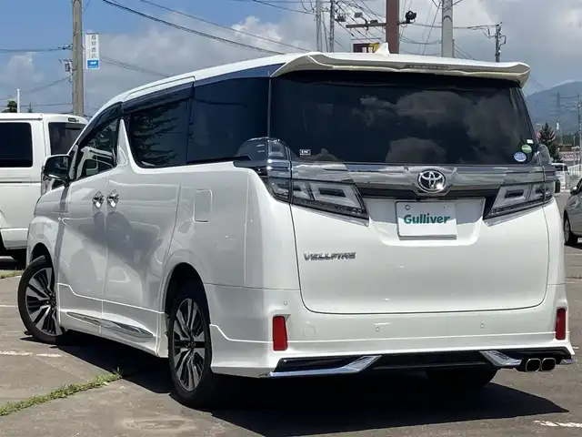 トヨタ ヴェルファイア Z Gエディション 道南・函館 2018(平30)年 4万km ホワイトパールクリスタルシャイン ・ワンオーナー/・モデリスタエアロ/・純正ナビ/・後席用モニター/・フルセグＴＶ/・バックカメラ/・衝突被害軽減ブレーキ/・車線逸脱警報/・レーダークルーズコントロール/・前席パワーシート/・純正エンジンスターター/・ETC/・冬タイヤ積込