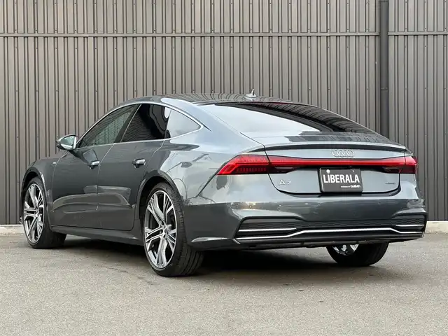 アウディ Ａ７ SB 55TFSIクワトロSライ 福島県 2019(平31)年 1.5万km デイトナグレーパールエフェクト ワンオーナー/パノラマサンルーフ/アダプティブクルーズコントロール/HDマトリクスLEDヘッドライトアウディレーザーライトパッケージ/・レーザーマトリクスLED/パワーアシストパッケージ/・パワークロージングドア/・電動チルト/アシスタンスパッケージ/・全方位カメラ/・アウディプレセンス/バルコナレザーシート（メトロポリタングレー）/メモリ付パワーシート/前席シートヒーター/バーチャルコックピットプラス/純正MMIナビ/CarPlay/マルチカラーアンビエントライティング/フルセグTV/サイドアシスト/レーンキープアシスト/パワーバックドア/純正21インチAW/ドラレコ前後/可変リアスポイラー/パドルシフト/取扱説明書/保証書/スペアキー