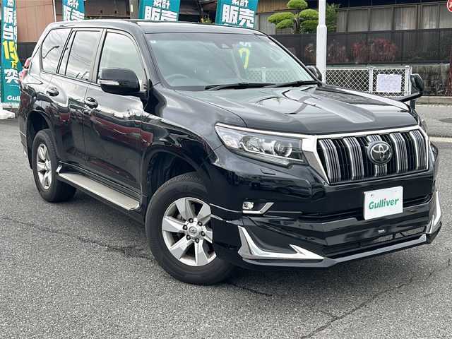 トヨタ ランドクルーザー プラド TX Lパッケージ 愛知県 2018(平30)年 9.8万km アティチュードブラックマイカ /禁煙車//モデリスタエアロ//純正９インチナビ・フルセグTV/　(NSZT-Y66T)//バックカメラ//ビルトインETC//黒革シート//前席パワーシート//前席シートヒーター//純正フロアマット//LEDオートライト//ドライブレコーダー//セーフティセンス//クルーズコントロール//オートハイビーム//純正１７インチアルミ//ステアリングスイッチ//新車保証書/取扱説明書//スペアキー