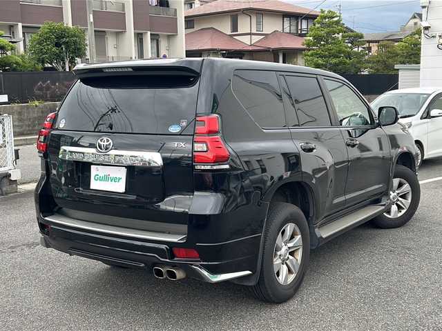 トヨタ ランドクルーザー プラド TX Lパッケージ 愛知県 2018(平30)年 9.8万km アティチュードブラックマイカ /禁煙車//モデリスタエアロ//純正９インチナビ・フルセグTV/　(NSZT-Y66T)//バックカメラ//ビルトインETC//黒革シート//前席パワーシート//前席シートヒーター//純正フロアマット//LEDオートライト//ドライブレコーダー//セーフティセンス//クルーズコントロール//オートハイビーム//純正１７インチアルミ//ステアリングスイッチ//新車保証書/取扱説明書//スペアキー