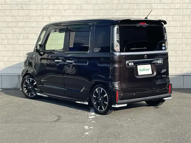スズキ スペーシア カスタム HYBRID XS ターボ 愛知県 2019(令1)年 6.7万km アーバンブラウンパールメタリック ・TANABE車高調/・純正SDメモリーナビ/・全方位カメラ/・フルセグTV/・CD/DVD再生/・ミュージックサーバー（SD録音）/・Bluetooth/USB接続/・MTモード付きCVT/・パドルシフト/・クルーズコントロール/・ハーフレザーシート/・シートヒーター（D）/・両側パワースライドドア/・社外製フロアマット/・純正サイドスカート/・純正15インチアルミホイール/・LEDヘッドライト/・コーナーセンサー/・横滑り防止装置/・衝突軽減ブレーキ/・レーンキープアシスト/・電動格納ミラー/・ヘッドアップディスプレイ