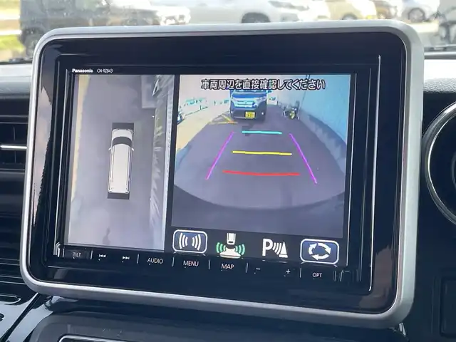 スズキ スペーシア カスタム HYBRID XS ターボ 佐賀県 2019(令1)年 6.8万km アーバンブラウンパールメタリック ワンオーナー/純正8インチSDナビゲーション/・フルセグTV/CD/DVD/SD/USB/Bluetooth/全方位モニター/ヘッドアップディスプレイ/両側パワースライドドア/天井サーキュレーター/ハーフレザーシート/D席シートヒーター/後席サンシェード/ISOFIX対応/パドルシフト/革巻きステアリング/ステアリングリモコン/TANABE車高調/純正15インチアルミホイール/純正LEDヘッドライト/・オートマチックハイビーム/純正LEDフォグランプ/純正ドアバイザ―/新車保証書/取扱説明書/スペアキー１本/スズキセーフティサポート/・クルーズコントロール/・デュアルセンサーブレーキサポート/・車線逸脱警報機能/・クリアランスソナー