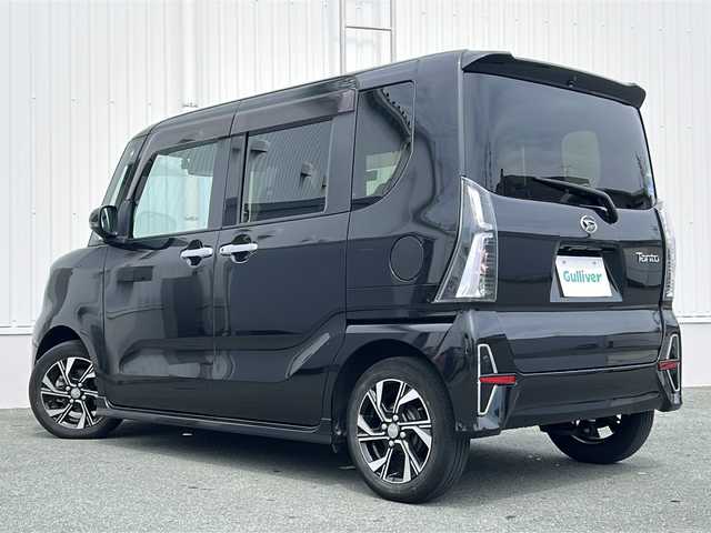 ダイハツ タント カスタム X セレクション 三重県 2020(令2)年 2.3万km ブラックマイカメタリック 純正ナビ/バックカメラ/前席シートヒーター/両側パワースライドドア/前方ドライブレコーダー/ＬＥＤヘッドライト/純正フロアマット/ビルトインＥＴＣ/ＵＳＢ給電ポート/衝突軽減ブレーキ/ハーフレザーシート/電動格納ミラー/禁煙車