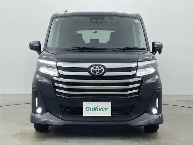 トヨタ ルーミー カスタムG 岡山県 2025(令7)年 0.3万km ブラックマイカメタリック 純正９型ディスプレイオーディオ/（CD/DVD/フルセグ/BT/Carplay/AndroidAuto/HDMI）/バックカメラ/両側電動スライドドア/レーダークルーズコントロール/ドライブレコーダー(前/後）/シートヒーター（前/後）/コーナーセンサー（前/後）/踏み間違い防止/衝突軽減ブレーキ/レーンキープアシスト/オートハイビーム/ＬＥＤヘッドライト/フォグランプ/禁煙車/スマートキー×2