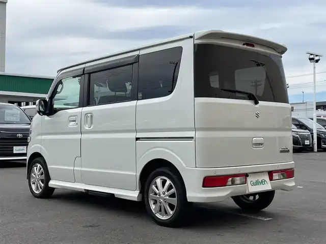 スズキ エブリィ ワゴン PZターボ スペシャル 東京都 2021(令3)年 4.9万km パールホワイト 4WD/オートステップ/社外ナビ/バックカメラ/ＥＴＣ/両側電動スライドドア/前方ドライブレコーダー/運転席シートヒーター/デュアルカメラブレーキサポート/リヤパーキングセンサー/フルセグＴＶ/フォグライト/スマートキー/オートライト