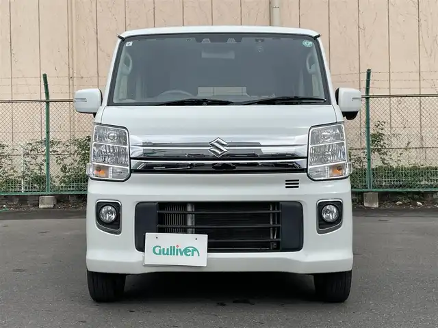 スズキ エブリィ ワゴン PZターボ スペシャル 東京都 2021(令3)年 4.9万km パールホワイト 4WD/オートステップ/社外ナビ/バックカメラ/ＥＴＣ/両側電動スライドドア/前方ドライブレコーダー/運転席シートヒーター/デュアルカメラブレーキサポート/リヤパーキングセンサー/フルセグＴＶ/フォグライト/スマートキー/オートライト