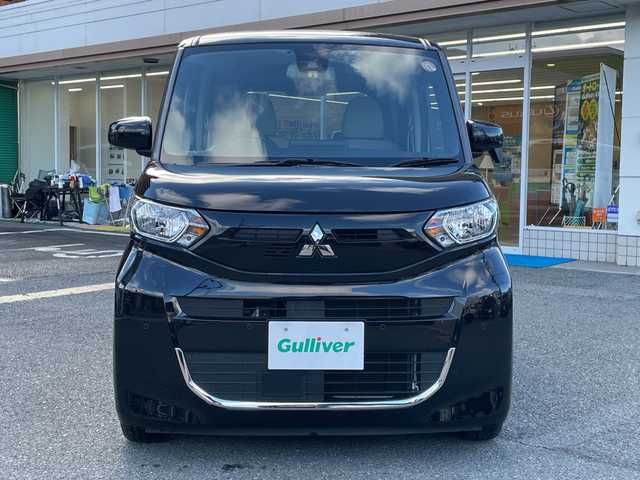 三菱 ｅＫスペース G 大阪府 2023(令5)年 0.9万km アメジストブラック 社外ナビ(AM・FM/Bluetooth/CD/ワンセグTV)/バックカメラ/片側パワースライドドア/ハンズフリーオートスライドドア/シートヒーター(運転席・助手席)/前ドライブレコーダー/ETC/コーナーセンサー/サーキュレーター/キーレスオペレーション/プッシュスタート/衝突被害軽減ブレーキシステム/車線逸脱警報システム/オートマチックハイビーム