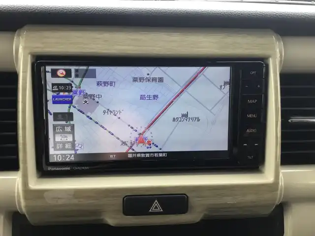 スズキ ハスラー ワンダラー 福井県 2019(令1)年 3.4万km シフォンアイボリーメタリック/ウッディブラウン2トーンルーフ 4WD/純正ナビ/ダブルカメラサポート/全周囲カメラ/ETC/シートヒーター/ハーフレザー/アイドリングストップ/スマートキー/HID/ルーフレール/社外15アルミ