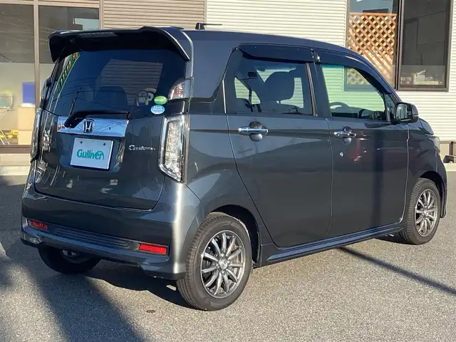 ホンダ Ｎ ＷＧＮ カスタム G Aパッケージ 岡山県 2015(平27)年 3.2万km ポリッシュドメタルメタリック スマートキー×2/プッシュスタート/ハーフレザーシート/純正CDオーディオ/ドラレコ/クルーズコントロール/CTBA
