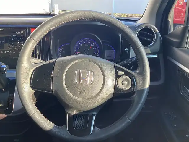 ホンダ Ｎ ＷＧＮ カスタム G Aパッケージ 岡山県 2015(平27)年 3.2万km ポリッシュドメタルメタリック スマートキー×2/プッシュスタート/ハーフレザーシート/純正CDオーディオ/ドラレコ/クルーズコントロール/CTBA