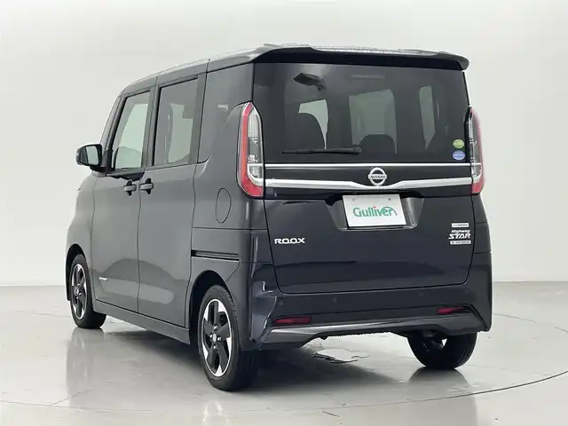 日産 ルークス ハイウェイスター X 熊本県 2020(令2)年 6.8万km ブラック 片側パワースライドドア　/エマージェンシーブレーキ　/リアシーリングファン　/アイドリングストップ　/プロパイロット　/電動格納ミラー　/スマートキー　/プッシュスタート