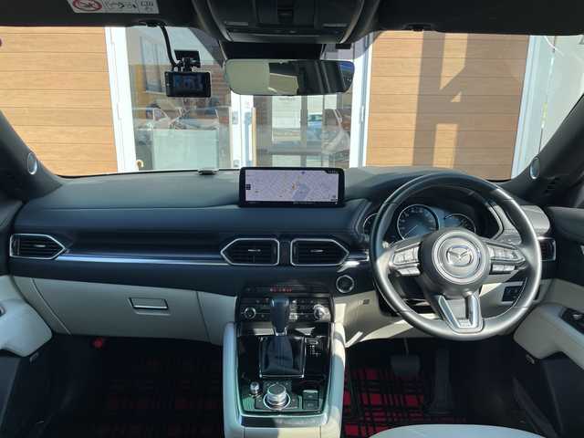 マツダ ＣＸ－８ XD エクスクルーシブモード 宮崎県 2021(令3)年 0.6万km プラチナクォーツメタリック ４WD　純正ナビ　フルセグTV　サンルーフ　全方位カメラ　BOSEサウンド　ホワイトレザー　HUD　BSM　社外20インチアルミ　コーナーセンサー　シートヒーター　LEDヘッドライト　ETC