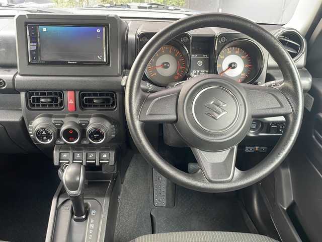 スズキ ジムニー XL 広島県 2020(令2)年 3.8万km ミディアムグレー 禁煙車/衝突軽減/車線逸脱警報/ディスプレイオーディオ（PHV-9300DVSZS）/・CD/DVD/Bluetooht/バックカメラ/オートライト/ヘッドライトレベライザー/フォグランプ/純正ドアバイザー/ETC/社外１６インチホイール/W+サイド+カーテンエアバック