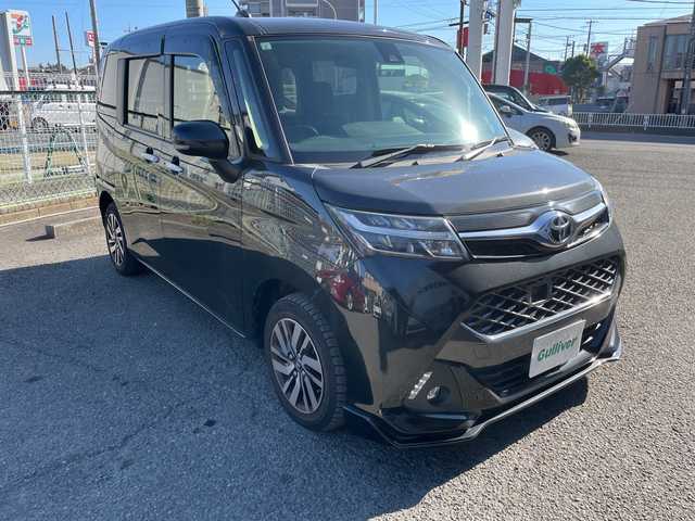 トヨタ タンク カスタムG S 神奈川県 2017(平29)年 1.8万km ブラックマイカメタリック ワンオーナー/社外ナビ（CD/ワンセグTV/AM/FM）/両側パワースライドドア/スマートアシストII/横滑り防止装置/クルーズコントロール/オートライト/フォグランプ/LEDヘッドライト/アイドリングストップ/ETC/スマートキー　2本/プッシュスタート/社外フロアマット/社外ドアバイザー/保証書/取扱説明書