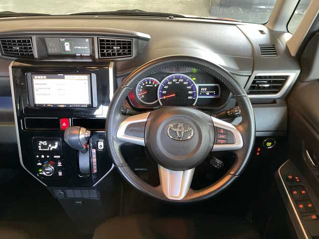 トヨタ タンク カスタムG S 神奈川県 2017(平29)年 1.8万km ブラックマイカメタリック ワンオーナー/社外ナビ（CD/ワンセグTV/AM/FM）/両側パワースライドドア/スマートアシストII/横滑り防止装置/クルーズコントロール/オートライト/フォグランプ/LEDヘッドライト/アイドリングストップ/ETC/スマートキー　2本/プッシュスタート/社外フロアマット/社外ドアバイザー/保証書/取扱説明書