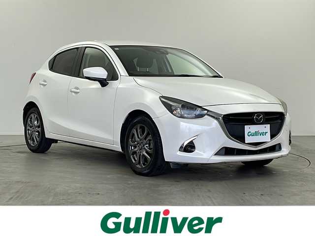 マツダ デミオ XDテーラードブラウン 栃木県 2017(平29)年 5万km スノーフレイクホワイトパールマイカ 純正ナビ/　フルセグ/CD/DVD/USB/AUX/BT/バックカメラ/ヘッドアップディスプレイ/前席シートヒーター/ステリングスイッチ/衝突被害軽減ブレーキ/クルーズコントロール/レーンキープアシスト/ブラインドスポットモニター/コーナーセンサー/アイドリングストップ/ETC/LEDオートライト/LEDフォグランプ/取扱説明書