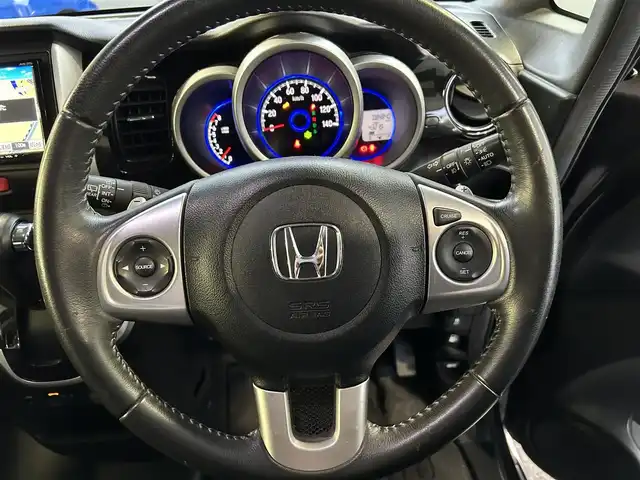 ホンダ Ｎ ＢＯＸ カスタム G ターボ Lパッケージ 長崎県 2016(平28)年 8.5万km トワイライトミストブラックパール 社外SDナビ(FM/AM/BT/フルセグTV)/ターボ/プッシュスタート/ビルトインETC/バックカメラ/両側パワースライドドア/パドルシフト/アイドリングストップ/ステアリングスイッチ/ハーフレザーシート/純正フロアマット/純正アルミホイール/オートライト/ABS/TCS/VSA/イモビライザー/スマートキー/電動格納ミラー