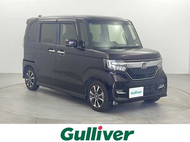 ホンダ Ｎ ＢＯＸ カスタム G L ホンダセンシング 栃木県 2019(令1)年 5.5万km プレミアムベルベットパープル・パール 純正ナビ/(BT/AM/FM/CD/DVD/フルセグ）/ビルトインETC/レーダークルーズコントロール/車線逸脱防止/横滑り防止/先行車発進お知らせ/片側パワースライドドア/電動格納ミラー/ステアリングスイッチ/後席サンシェード/純正アルミホイール/純正フロアマット/プッシュスタート/スマートキー