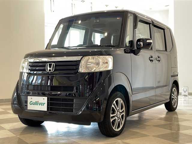 ホンダ Ｎ ＢＯＸ G SSパッケージ 福井県 2014(平26)年 7.6万km スマートブラック イクリプス7インチSDナビ/BT/SD/CD/DVD/フルセグTV/バックカメラ/ETC/前後ドライブレコーダー/両側パワースライドドア/シティーブレーキアクティブシステム/純正14インチアルミホイール/プッシュスタート/スマートキー/ステアリングスイッチ