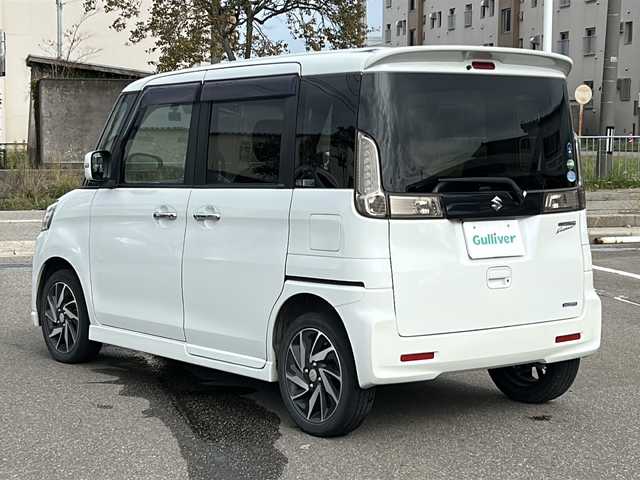 スズキ スペーシア カスタム XS 石川県 2016(平28)年 9.5万km クリスタルホワイトP 純正ナビゲーション/【CD・DVD・フルセグTV・Bluetooth】/・バック・サイド・全周囲カメラ/ETC/前方ドライブレコーダー/衝突軽減ブレーキ/アイドリングストップ/レーンキープアシスト/横滑り防止機能/運転席シートヒーター/両側パワースライドドア/LEDヘッドライト/社外フロアマット/フォグランンプ/電格ミラー/純正アルミホイール
