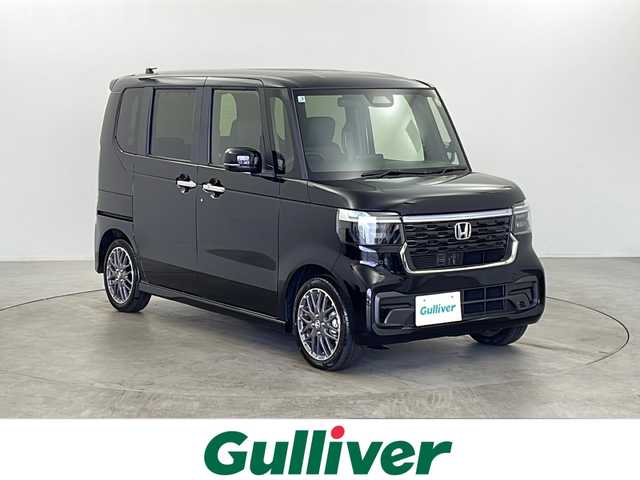 ホンダ Ｎ ＢＯＸ カスタム ターボ 栃木県 2025(令7)年 0.1万km クリスタルブラックパール ホンダセンシング/・衝突軽減ブレーキ/・レーダークルーズコントロール/・レーンキープアシスト/・先行車発進お知らせ/両側電動スライドドア/D/N席シートヒーター/ハーフレザーシート/電動パーキング/ブレーキホールド/ステアリングスイッチ/取扱説明書