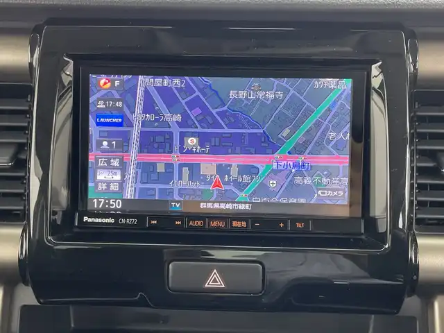 スズキ ハスラー Jスタイル Ⅱ 群馬県 2016(平28)年 8.4万km フェニックスレッドパール/ブルーイッシュブラックパール 純正7インチナビ スズキセーフティーセンス　ハーフレザーシート　前席シートヒーター　アイドリングストップ機能　ビルトインETC　バックカメラ　オートエアコン　