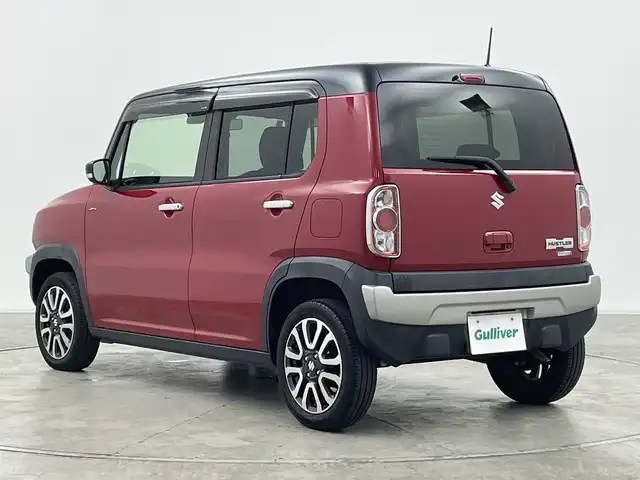 スズキ ハスラー Jスタイル Ⅱ 群馬県 2016(平28)年 8.4万km フェニックスレッドパール/ブルーイッシュブラックパール 純正7インチナビ スズキセーフティーセンス　ハーフレザーシート　前席シートヒーター　アイドリングストップ機能　ビルトインETC　バックカメラ　オートエアコン　