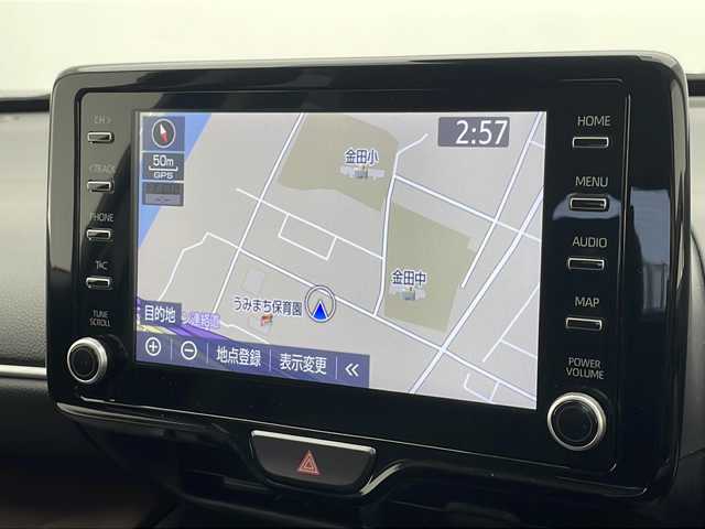 トヨタ ヤリスクロス ハイブリッド Z 千葉県 2022(令4)年 1.6万km 黒 衝突軽減ブレーキ/レーンキープアシスト/オートマッチクハイビーム/純正ディスプレイオーディオ/（フルセグ/Bluetooth/USB/FM/AM/Miracast）/バックカメラ/全方位カメラ/ETC/ブラインドスポットモニター/ハーフレザーシート/シートヒーター（運転席＋助手席）/LEDヘッドライト/電動格納ミラー