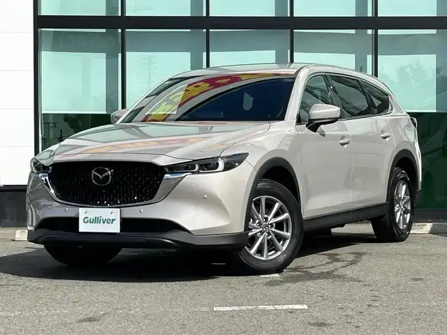 マツダ ＣＸ－８ XD スマートエディション 和歌山県 2023(令5)年 1.1万km プラチナクォーツメタリック 純正12.3インチナビ/全方位カメラ/フルセグTV/衝突軽減ブレーキ/ブラインドスポットモニター/前後コーナーセンサー/レーダークルコン/オートライト/ETC/ドラレコ/ヘッドアップディスプレイ/シートヒーター/ステアリングヒーター/ステアリングリモコン/パワーシート/シートメモリー/電動リアゲート/LEDヘッドライト