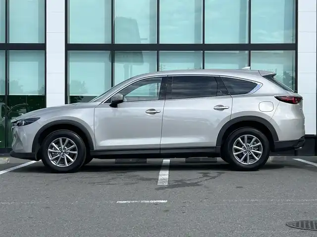マツダ ＣＸ－８ XD スマートエディション 和歌山県 2023(令5)年 1.1万km プラチナクォーツメタリック 純正12.3インチナビ/全方位カメラ/フルセグTV/衝突軽減ブレーキ/ブラインドスポットモニター/前後コーナーセンサー/レーダークルコン/オートライト/ETC/ドラレコ/ヘッドアップディスプレイ/シートヒーター/ステアリングヒーター/ステアリングリモコン/パワーシート/シートメモリー/電動リアゲート/LEDヘッドライト