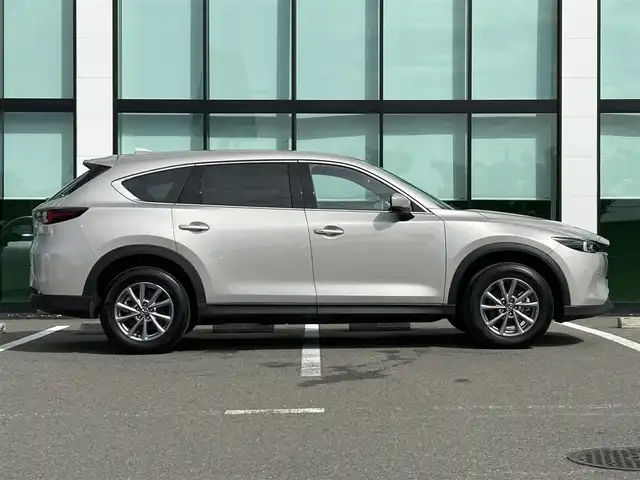 マツダ ＣＸ－８ XD スマートエディション 和歌山県 2023(令5)年 1.1万km プラチナクォーツメタリック 純正12.3インチナビ/全方位カメラ/フルセグTV/衝突軽減ブレーキ/ブラインドスポットモニター/前後コーナーセンサー/レーダークルコン/オートライト/ETC/ドラレコ/ヘッドアップディスプレイ/シートヒーター/ステアリングヒーター/ステアリングリモコン/パワーシート/シートメモリー/電動リアゲート/LEDヘッドライト