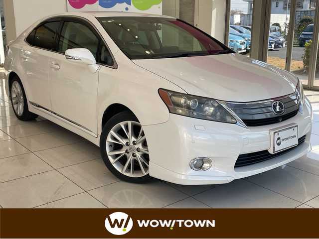 レクサス ＨＳ 250h バージョンS 埼玉県 2010(平22)年 14.8万km ホワイトパールクリスタルシャイン 純正HDDナビ/　　CD/DVD/USB/フルセグ/バック/フロントカメラ/クルーズコントロール/HIDオートライト/純正18インチアルミホイール/パワーシート/ステアリングスイッチ/コーナーセンサー/ビルトインETC/スマートキー2本/禁煙車