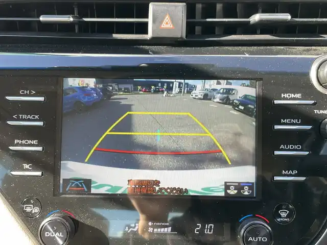 トヨタ カムリ G レザーパッケージ 新潟県 2020(令2)年 6.4万km プラチナホワイトパールマイカ ワンオーナー/モデリスタエアロ/メモリナビ/ワンセグテレビ/バックカメラ/ウィンカーミラー/クルーズコントロール/ドアバイザー/プッシュスタート/ETC2.0/運転助手席シートヒーター/運転助手席電動シート/Bluetooth/ブレーキホールド/電動パーキングブレーキ/走行モード/スペアキー1個