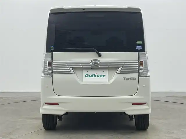 ダイハツ タント カスタム X SAⅡ 岡山県 2016(平28)年 4万km パールホワイトⅢ 8インチナビ（AVIC-RL99）/・FM/AM/Bluetooth/フルセグ/CD/DVD/バックカメラ/10.2インチフリップダウンモニター/両側パワースライドドア/ETC/スマートアシスト/・衝突軽減システム/オートライト/LEDヘッドライト/純正フロアマット/純正14インチアルミ/スマートキー2本/・プッシュスタート/ドアバイザー