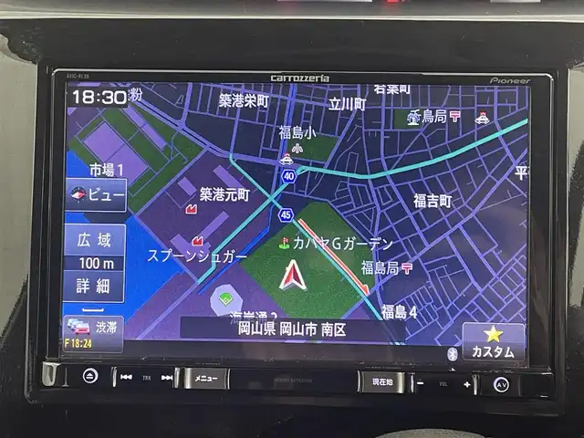 ダイハツ タント カスタム X SAⅡ 岡山県 2016(平28)年 4万km パールホワイトⅢ 8インチナビ（AVIC-RL99）/・FM/AM/Bluetooth/フルセグ/CD/DVD/バックカメラ/10.2インチフリップダウンモニター/両側パワースライドドア/ETC/スマートアシスト/・衝突軽減システム/オートライト/LEDヘッドライト/純正フロアマット/純正14インチアルミ/スマートキー2本/・プッシュスタート/ドアバイザー