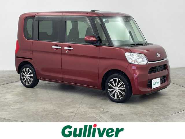 ダイハツ タント X VS SAⅢ 群馬県 2019(令1)年 1.7万km ファイアークォーツレッドM 禁煙車　純正７インチナビ　ドライブレコーダー　衝突軽減　全方位カメラ　シートヒーター　アイドリングストップ　両側パワースライドドア　レーンアシスト　アイドリングストップ　オートマチックハイビーム