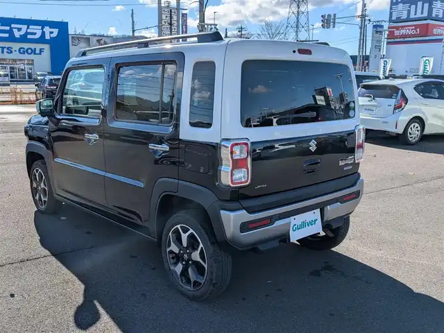 スズキ ハスラー Jスタイル 福井県 2021(令3)年 3.1万km ブルーイッシュブラックパール ４WD/純正9インチナビ/AM/FM/フルセグ/BT/CD/DVD/USB/iPod/全方位カメラ/衝突被害軽減システム/後方コーナーセンサー/レーンキープアシスト/横滑り防止装置/アイドリングストップ/盗難防止装置/寒冷地仕様/前席シートヒーター/前後ドライブレコーダー/本革巻きステアリング/純正フロアマット/ダブル＋サイドエアバッグ/カーテンエアバッグ/純正15インチAW/LEDヘッドライト/Fフォグ/スマートキー