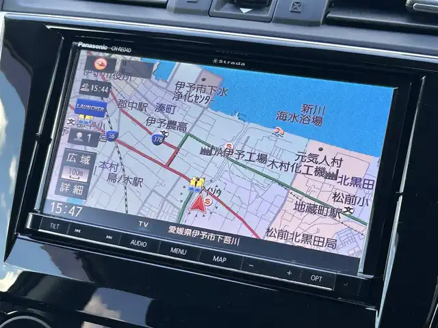 スバル レヴォーグ 1．6GT アイサイト Sスタイル 愛媛県 2018(平30)年 5.3万km クリスタルホワイトP フォグランプ/革巻きステアリング/パドルシフト/BSM/電子P/クルコン/純正SDナビ/ETC/アイサイト/コーナーセンサー/アイスト/LED/オートライト/シートヒーター/レーンキープアシスト/4WD/スマートキー/プッシュスタート