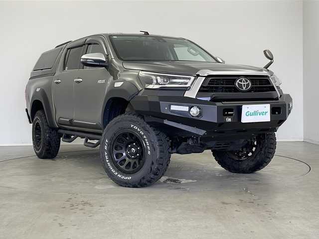 トヨタ ハイラックス Z 兵庫県 2021(令3)年 5.2万km オキサイドブロンズM /TRAIL製フロントバンパー//JAOS BATTLEZリフトアップサスペンション//TOYO OPEN COUNTRY R/Tタイヤ//FUEL OFFROAD17インチホイール//社外オーバーフェンダー//社外ヒッチメンバー//社外サイドステップ//SMART TOP製キャノピー//アルパイン１１インチナビ(EX11NX)/(CD.DVD.SD.フルセグ.Bluetooth)//バックカメラ//トヨタセーフティセンス//プリクラッシュセーフティ//レーンキープアシスト//レーダークルーズコントロール//前後ミラー型ドライブレコーダー//LEDオートライト//フォグランプ//ETC//プッシュスタート//スマートキー×2//純正フロアマット