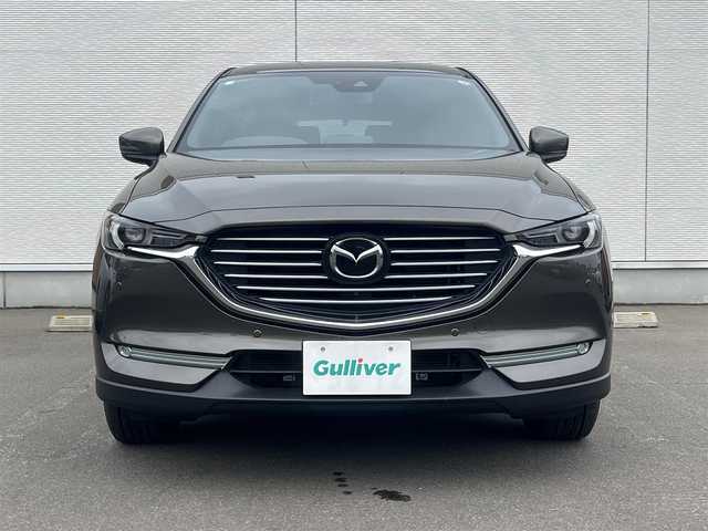 マツダ ＣＸ－８ 25S スマートエディション 秋田県 2020(令2)年 2.3万km チタニウムフラッシュマイカ 純正ナビ/衝突軽減システム/LEDヘッドライト/フルセグ/全方位カメラ/純正アルミ/スマートキー/アイドリングストップ/コーナーセンサー/プッシュスタート/レーンキープアシスト/クルーズコントロール/パーキングアシスト/MTモード付AT/オートマチックハイビーム/ステアリングスイッチ/電動リアゲート/ドライブレコーダー/オートライト/ダブルオートエアコン/パワーステアリング/パワーウィンドウ/横滑り防止/電動格納ウィンカーミラー/保証書/取扱説明書/記録簿