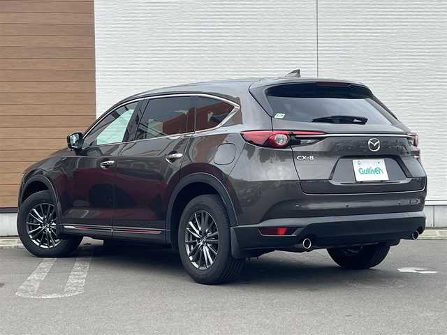 マツダ ＣＸ－８ 25S スマートエディション 秋田県 2020(令2)年 2.3万km チタニウムフラッシュマイカ 純正ナビ/衝突軽減システム/LEDヘッドライト/フルセグ/全方位カメラ/純正アルミ/スマートキー/アイドリングストップ/コーナーセンサー/プッシュスタート/レーンキープアシスト/クルーズコントロール/パーキングアシスト/MTモード付AT/オートマチックハイビーム/ステアリングスイッチ/電動リアゲート/ドライブレコーダー/オートライト/ダブルオートエアコン/パワーステアリング/パワーウィンドウ/横滑り防止/電動格納ウィンカーミラー/保証書/取扱説明書/記録簿
