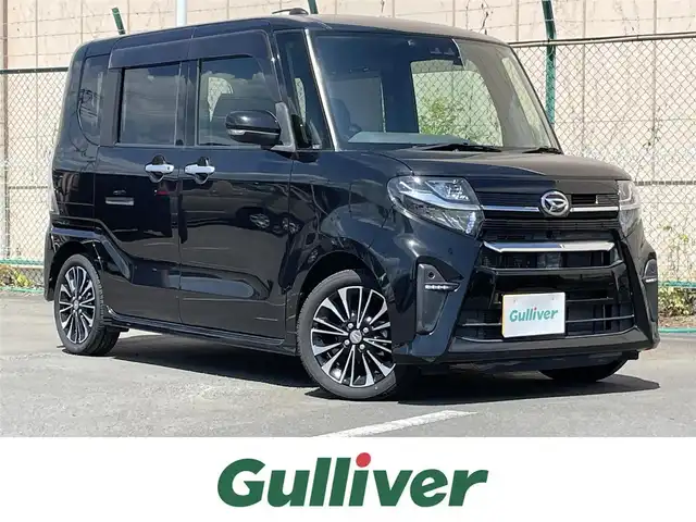 ダイハツ タント カスタム RS 東京都 2019(令1)年 3.2万km ブラックマイカメタリック 社外ナビ/バックカメラ/フルセグTV/両側電動スライドドア/前方ドライブレコーダー/ETC/スマートキー/スマートアシスト/純正フロアマット/純正ドアバイザー